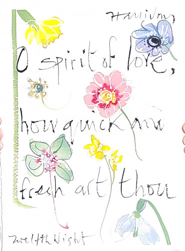 Shakespeare Valentine IV, O spirit of love...