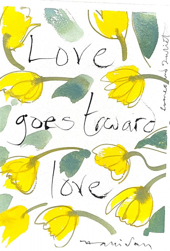 Shakespeare Valentine VII, Love goes towards love