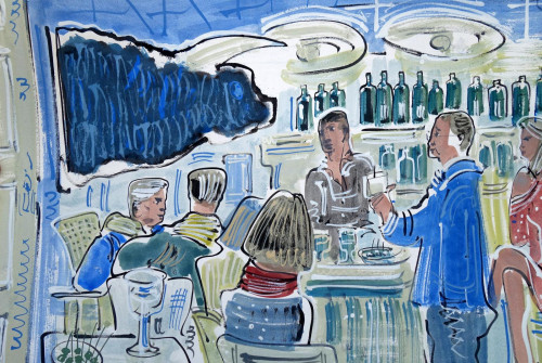 Arles, the all-night cafe.