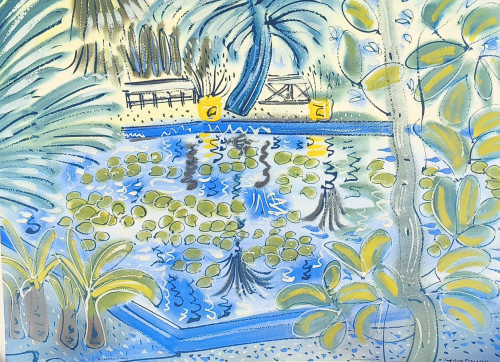 Jardin Majorelle, the Pond