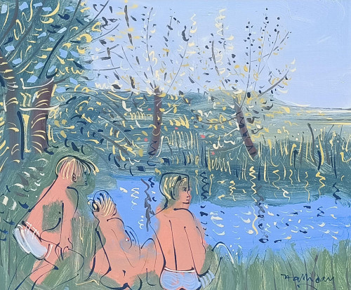 The pond at Charleston Manor