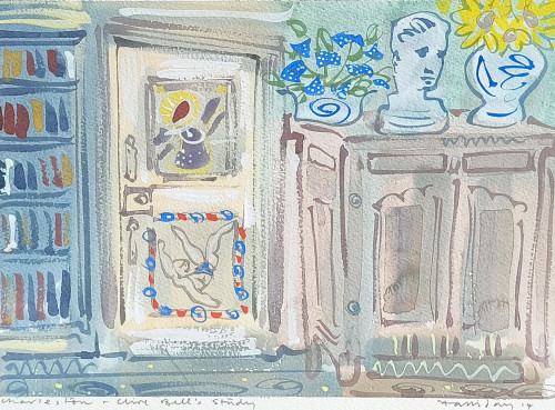 Charleston Manor Interior, Clive Bell's Study