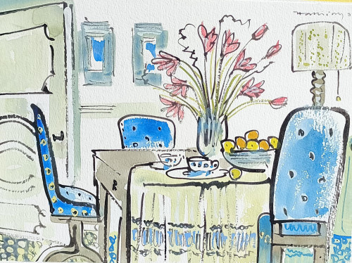 Interior at Villandry