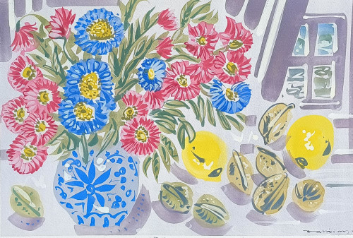 Still Life at Les Pailles, late Summer