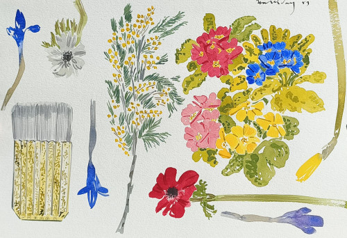 Spring Still Life in Montmartre in Spring 1989