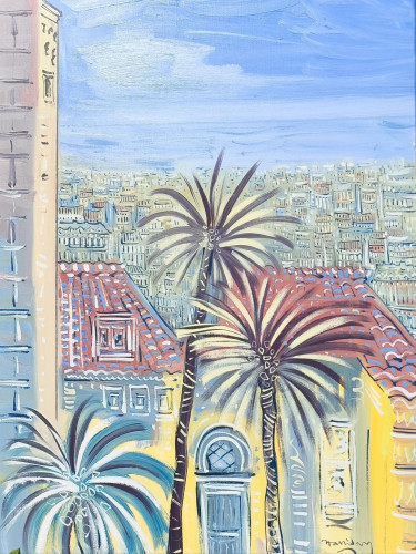 Cannes from the Bonnard Museum, Le Cannet