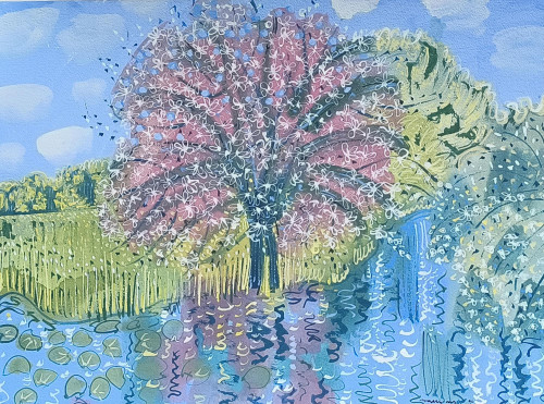Cherry Tree in Blossom