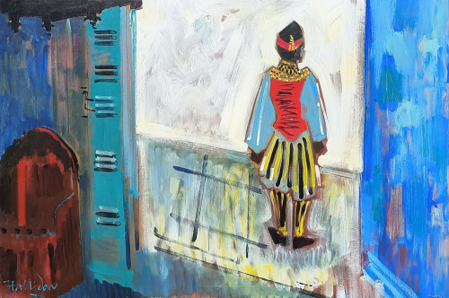 Bell boy at the Al MInzah Hotel, Tangier