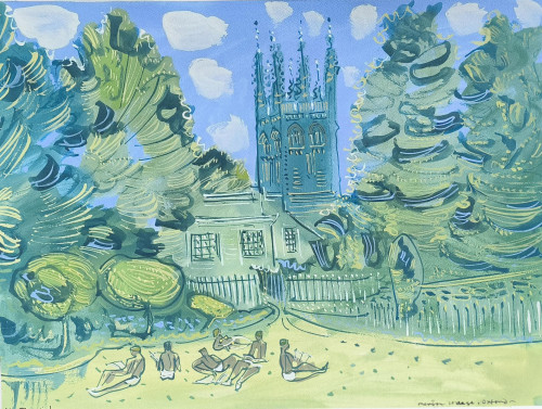 Magdalen from Addison's Walk, Oxford