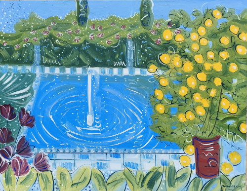 Fountain at Villa Oasis
