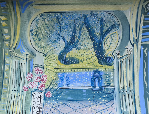 View of the Garden at Villa Mabrouka