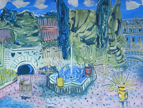 The Garden at the El Greco House, Toledo