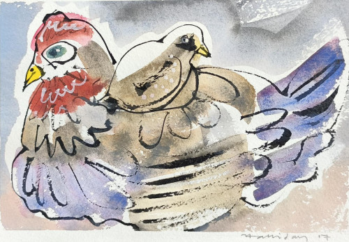 Hen with Chick