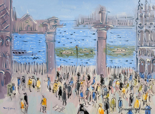 The Piazzetta, Venice during Carnival