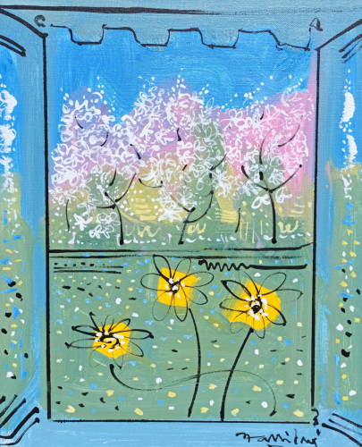 Open Window at Les Pailles