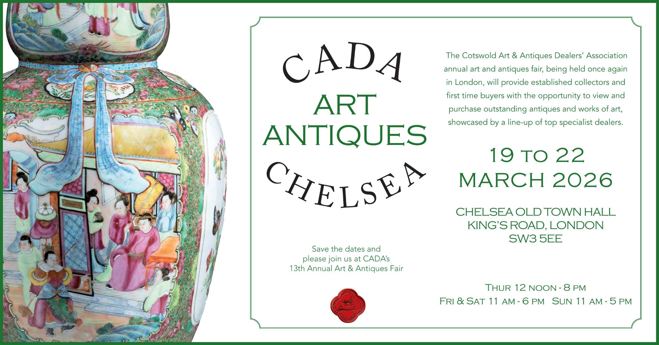 CADA Art Antiques CHELSEA