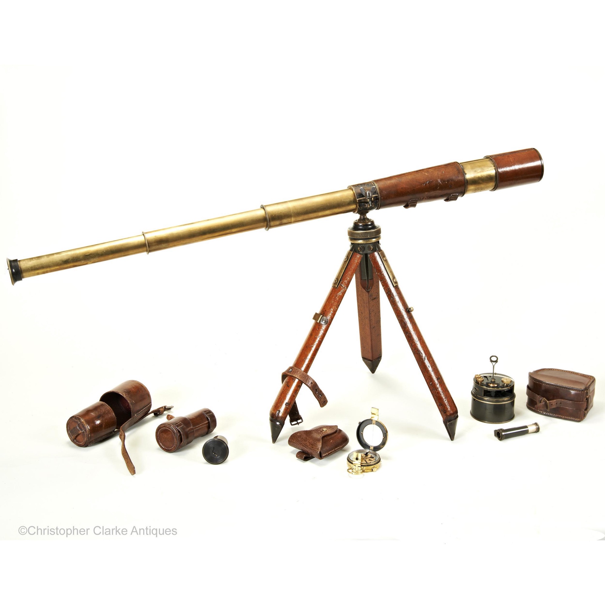 Pirate Telescope Toy - Working Magnifying Lens With Treasure Map Design, Tin Style Explorer Spyglass For Kids 3+