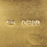 Boxed Silver Gilt Desk Set
