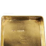 Boxed Silver Gilt Desk Set