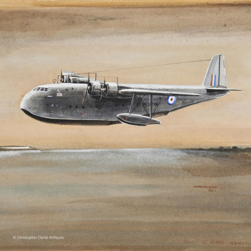 Canopus Flying Boat by Norman Wilkinson