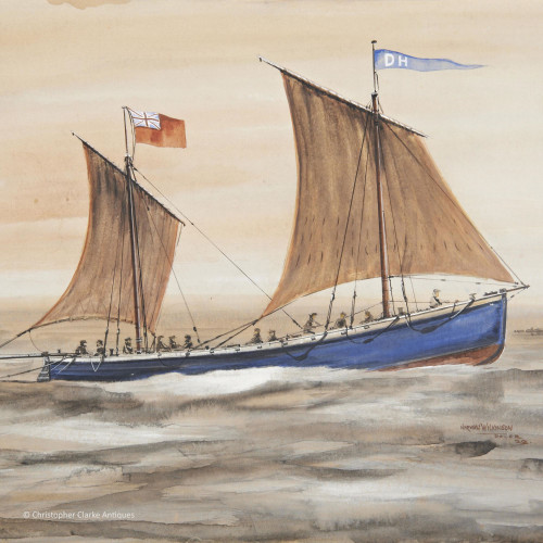 A Reindeer Class Yawl Lifeboat by Norman Wilkinson