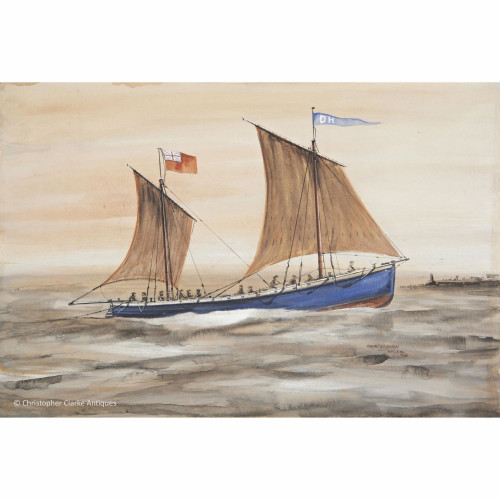 A Reindeer Class Yawl Lifeboat by Norman Wilkinson