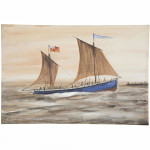 A Reindeer Class Yawl Lifeboat by Norman Wilkinson