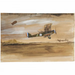 De Havilland Bomber by Norman Wilkinson
