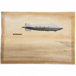 The US Navy Macon ZRS-5 Airship by Norman Wilkinson