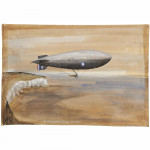 An Airship over Dover by Norman Wilkinson