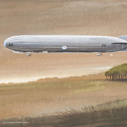 The Airship HMA No. 24 by Norman Arnold