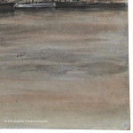 SOLD Steam Paddle Ship at Chatham Docks likely by Harry Price