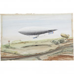 A Silver Queen Airship By Norman Wilkinson