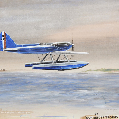 Supermarine S.6 at Woolston by J. M. Page