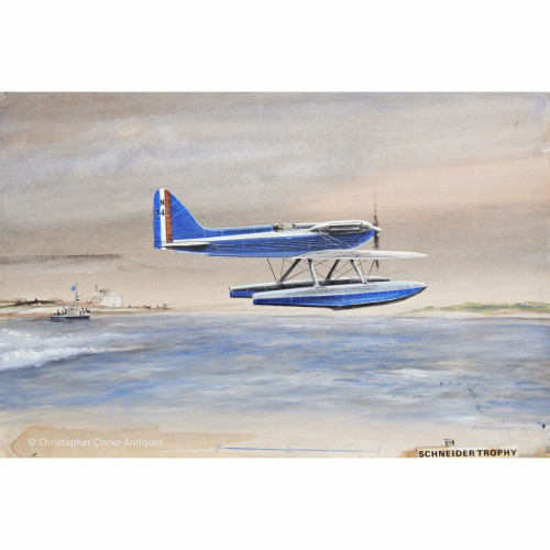 Supermarine S.6 at Woolston by J. M. Page