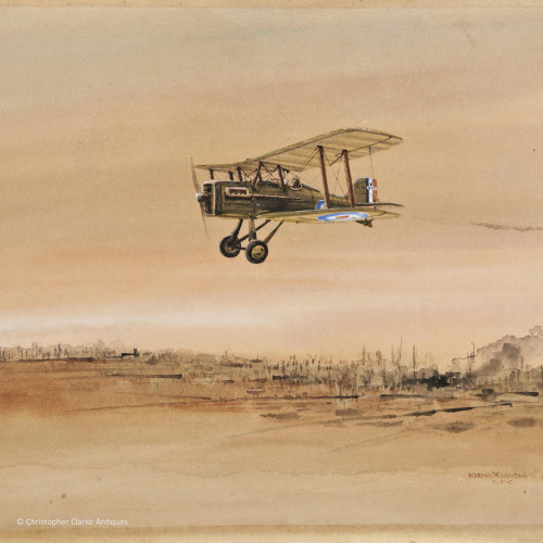 Wolseley S.E.5a Biplane by Norman Wilkinson