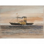 SOLD SS Cumbria - Paddle Tug by Norman Wilkinson
