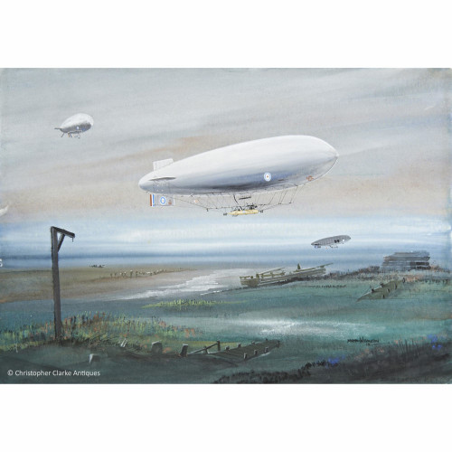 The Dover Airship Patrol by Norman Wilkinson