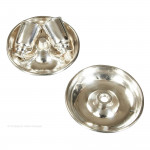 Silver Plated Pressed Brighton Buns