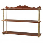 Mahogany Campaign Shelves