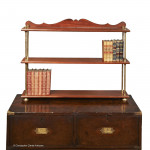 Mahogany Campaign Shelves