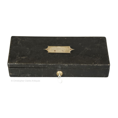 Blue Leather Jewellery Case