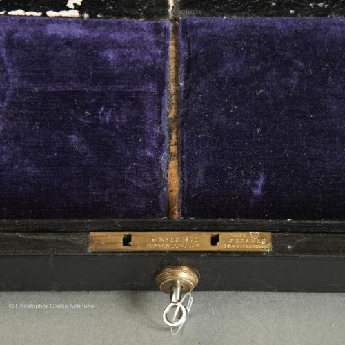 Blue Leather Jewellery Case