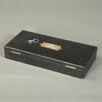 Blue Leather Jewellery Case