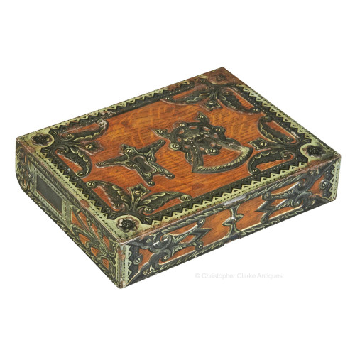 Ancient Lock Box Biscuit Tin