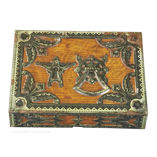 Ancient Lock Box Biscuit Tin