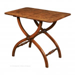 Walnut Coaching Table by Hindley & Sons