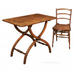 Walnut Coaching Table by Hindley & Sons