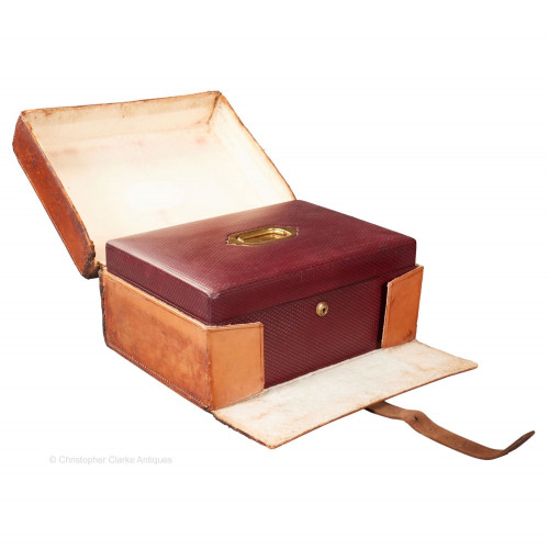 Red Despatch Case With Cover