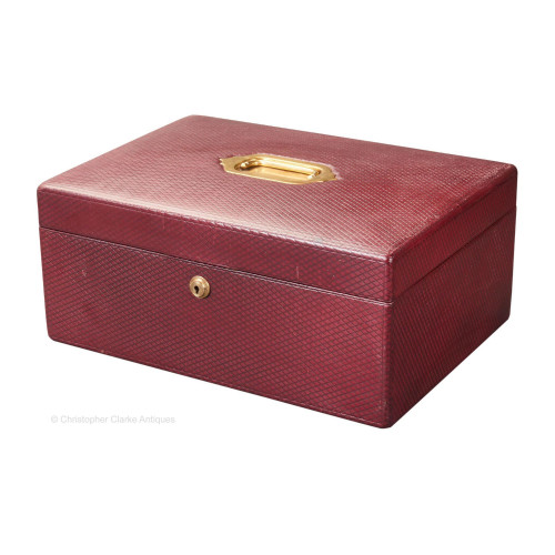 Red Despatch Case With Cover